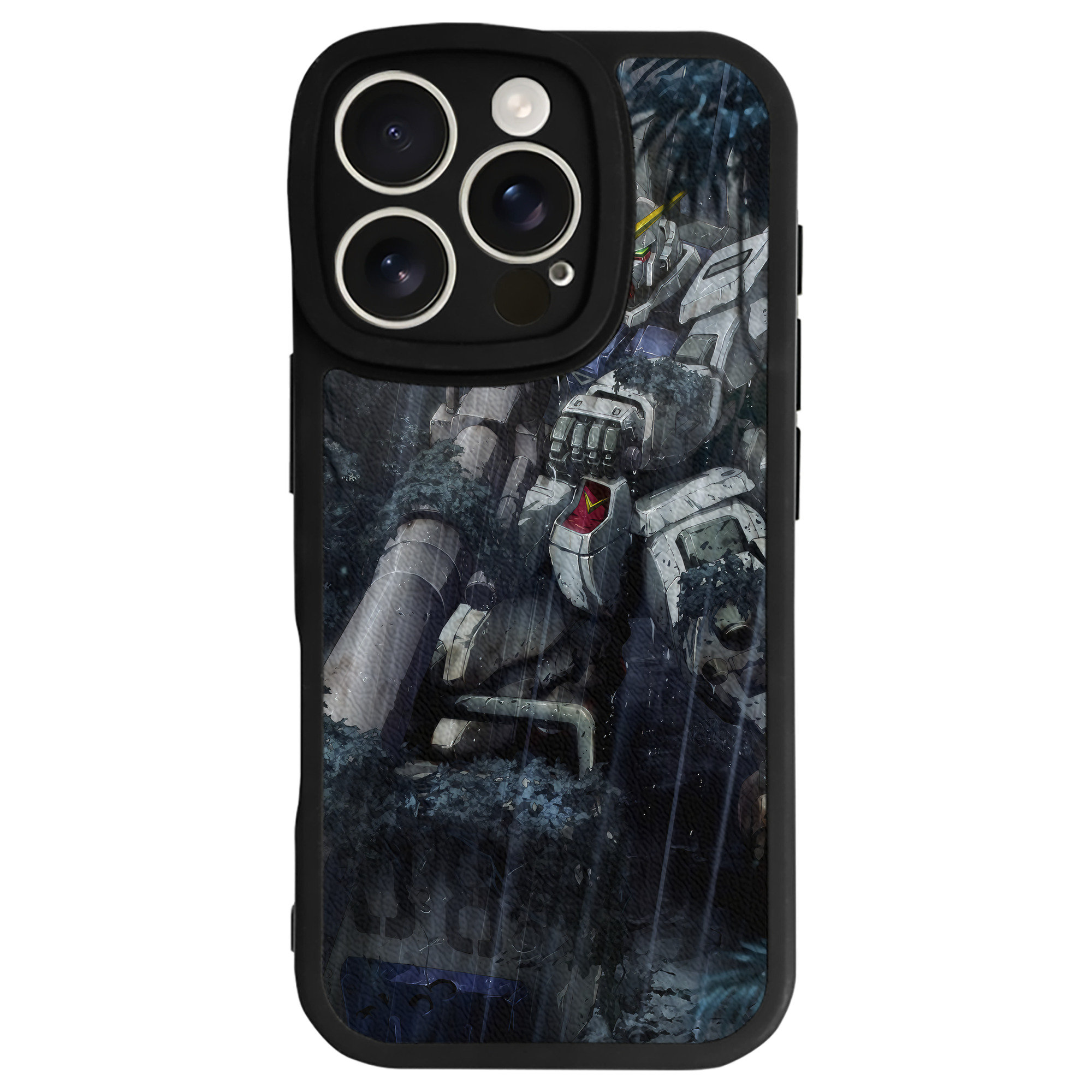 （画像用） 機動戦士ガンダム Mobile Suit Gundam 【iPhone 16シリーズ対応】シリコンスマホケース（レザー調） 材質：シリコン
